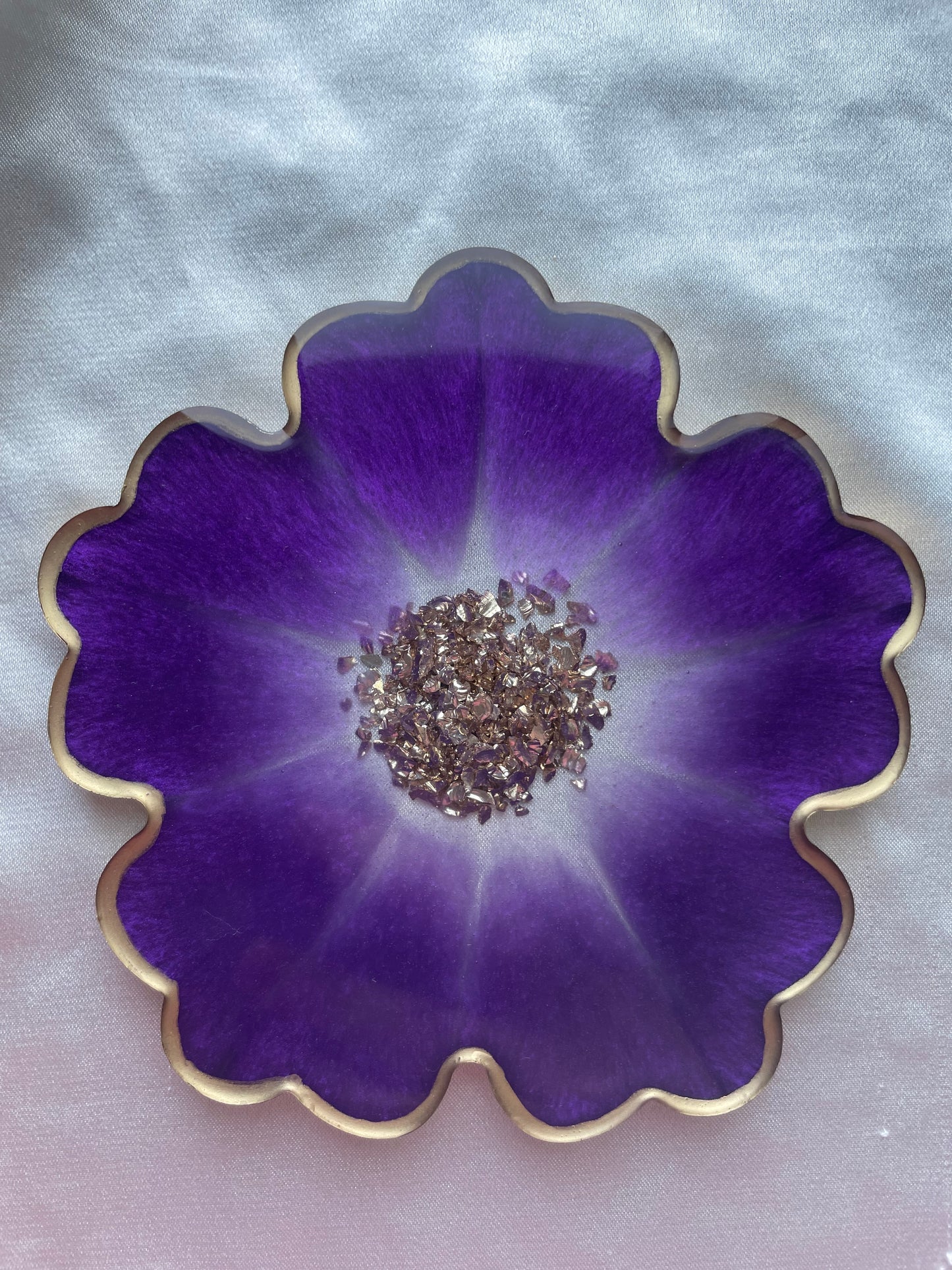 Flower Coaster Set - Purple