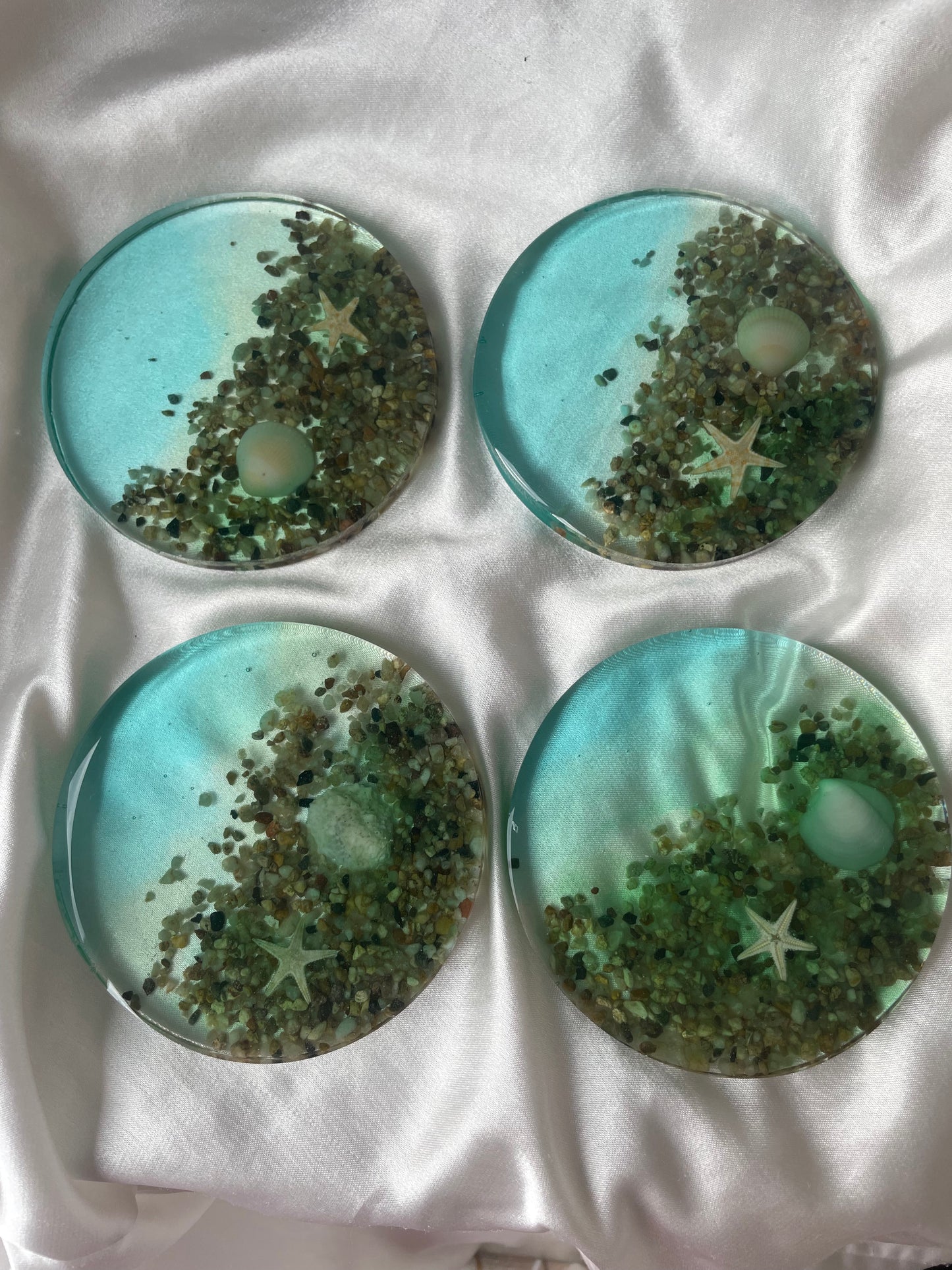 Set of 4 ocean coasters